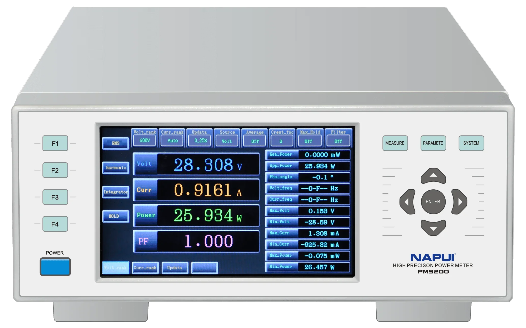 PM9200 digital power meter standby power consumption of harmonic 0.15 AC-DC electric parameter measuring instrument