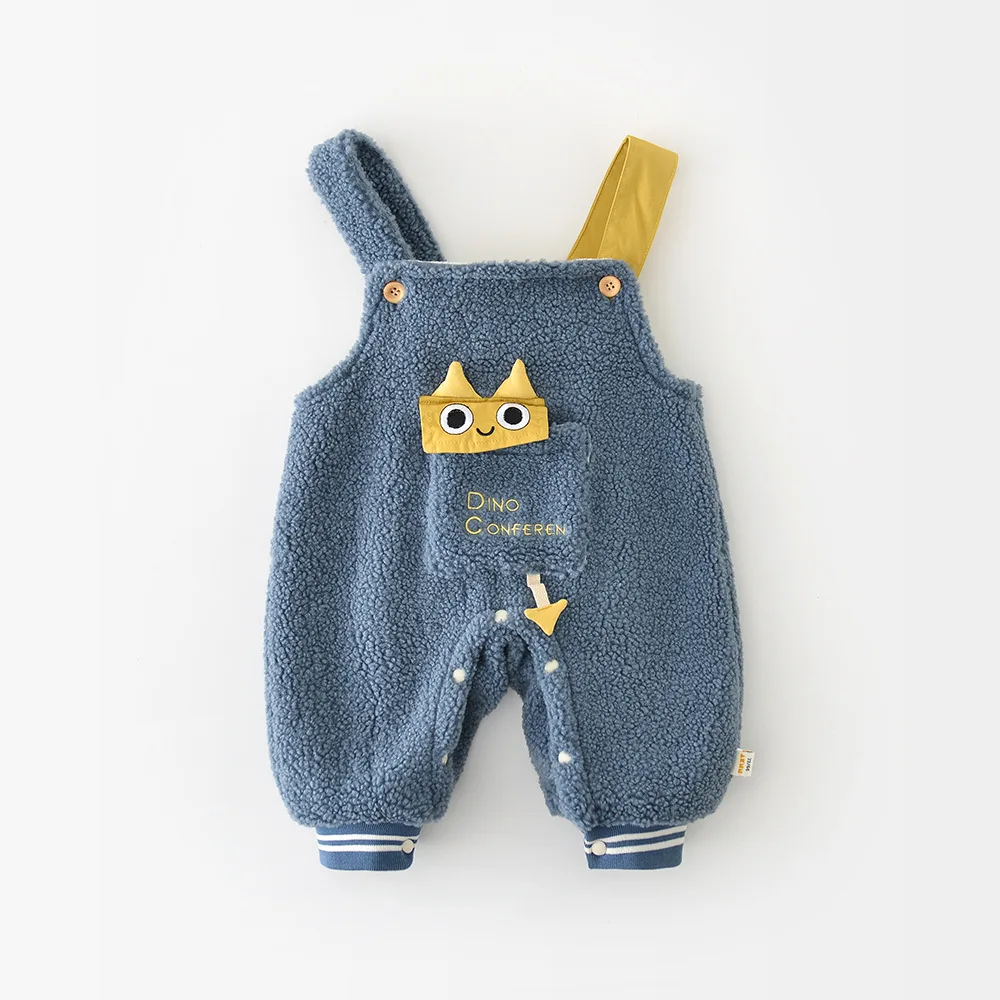 

LILIGIRL зимние детские утепленные комбинезоны с героями мультфильмов для маленьких девочек, комбинезон на бретелях, свободный цветной комбинезон с флисовой подкладкой для малышей, От 6 месяцев до 3 лет