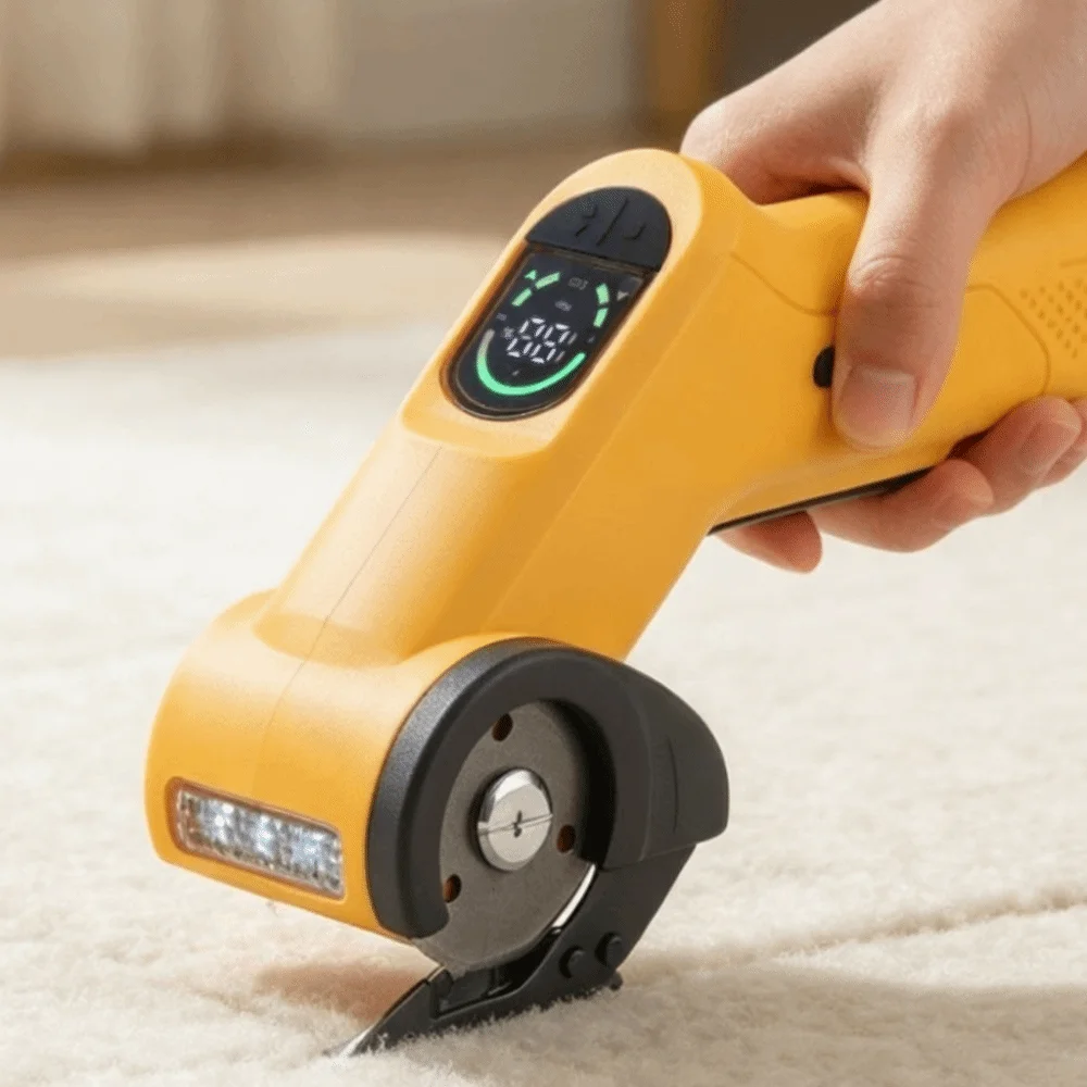 Rechargeable Electric Cloth Cutter Handheld Precise Cutting Fabric Cutter Cordless Multi-purpose Portable Cutting Tool
