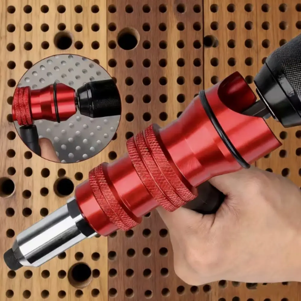 

Электрический заклепочник 2,4-4,8 мм для алюминиевых сплавов, быстромонтируемый адаптер, сверхмощный, со съемной пластиковой ручкой