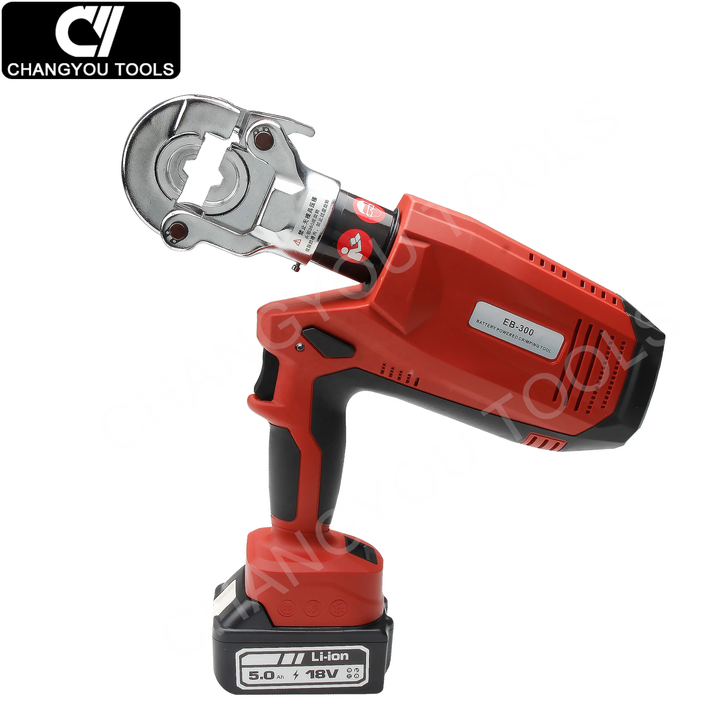 

Аккумуляторный гидравлический пресс EB-300 для опрессовки кабелей, инструмент для обжима кабельных наконечников, 300 мм