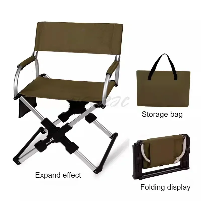 Guide Series Outdoor Camping Chair Beach Fishing Chair Aluminum Alloy Travel Hiking Picnic Leisure Seat