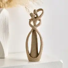 Sandstone Wedding Lover Statue 23cm #3