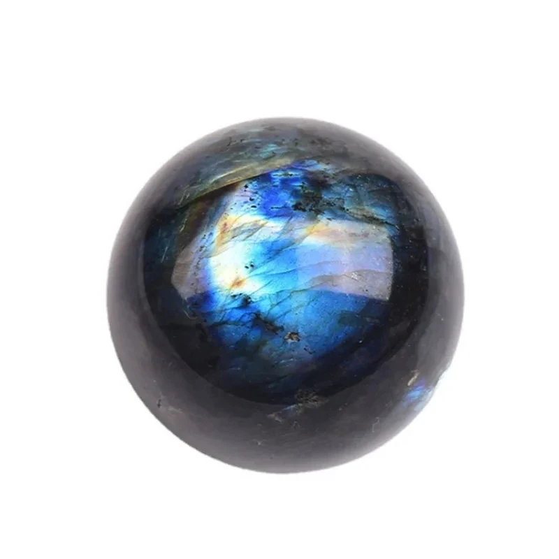 

Natural rainbow labradorite sphere 45mm+ quartz crystal ball gem healing-1pc