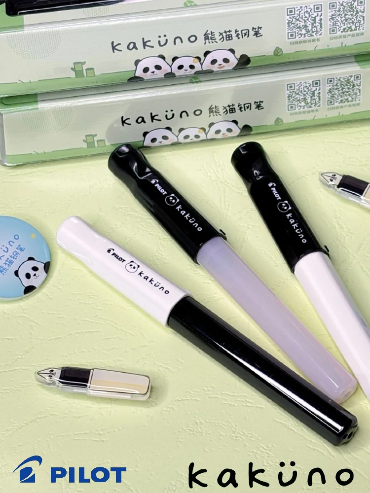 

PILOT Cute Fountain Pen Triangular Anti-Roll Rod Correct Posture Pens Beginner-Friendly Students Calligraphy Practice Supplies