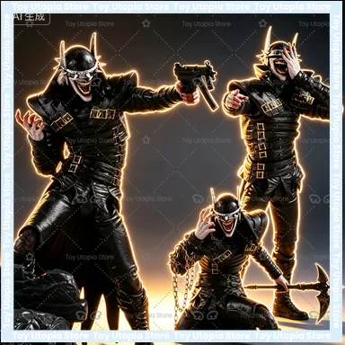 Figuras Originales LPZZ UPFinegures Dark Nights Metal The Batman Who Laughs, Coleccionable del Batman que Ríe, en Stock