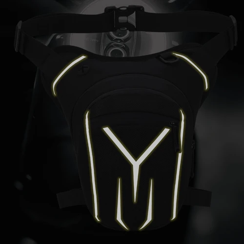 Imagen 2 del producto Bolsa impermeable para pierna, cinturón para muslo, cadera, riñonera para pierna, viaje, viaje, montar en motocicleta, riñonera, bolsa de viaje táctica para hombres y mujeres