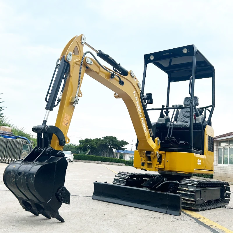 Home Use Small Excavator EPA/Euro 5 Customized High Horsepower 1.7 Ton Micro Trench Digger 1Ton Top Quality Mini Digger For Sale