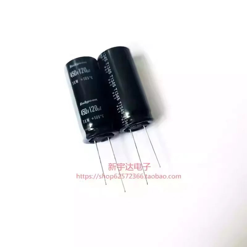 

10-100 шт. 450V120UF 18X40 Японский высокочастотный низкоимпедансный электролитический конденсатор Ruby TXW 120UF450V, оригинал