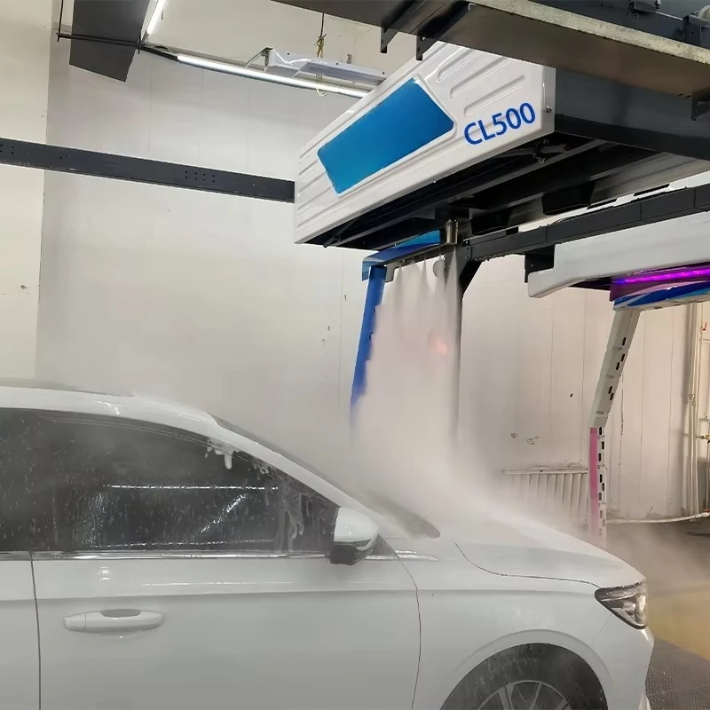 

Customized Wash CL100 Electric Automatic 360 Degree Touchless Car Wash Machine With 3-5 Minute Wash 10 Mpa Pressure Stainl
