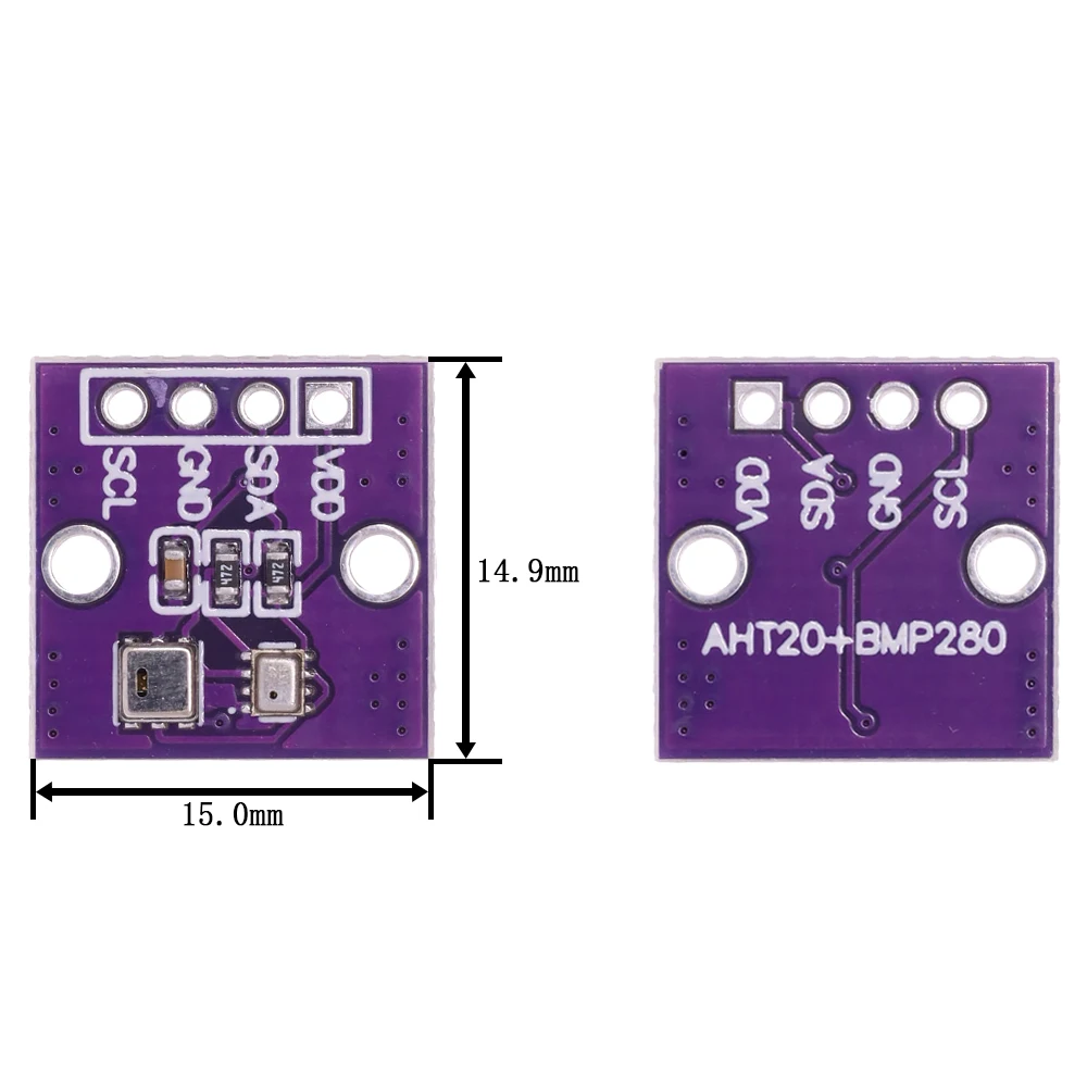 AHT20+BMP280 High Precision Digital Temperature And Humidity Atmospheric Pressure Sensor For Arduino