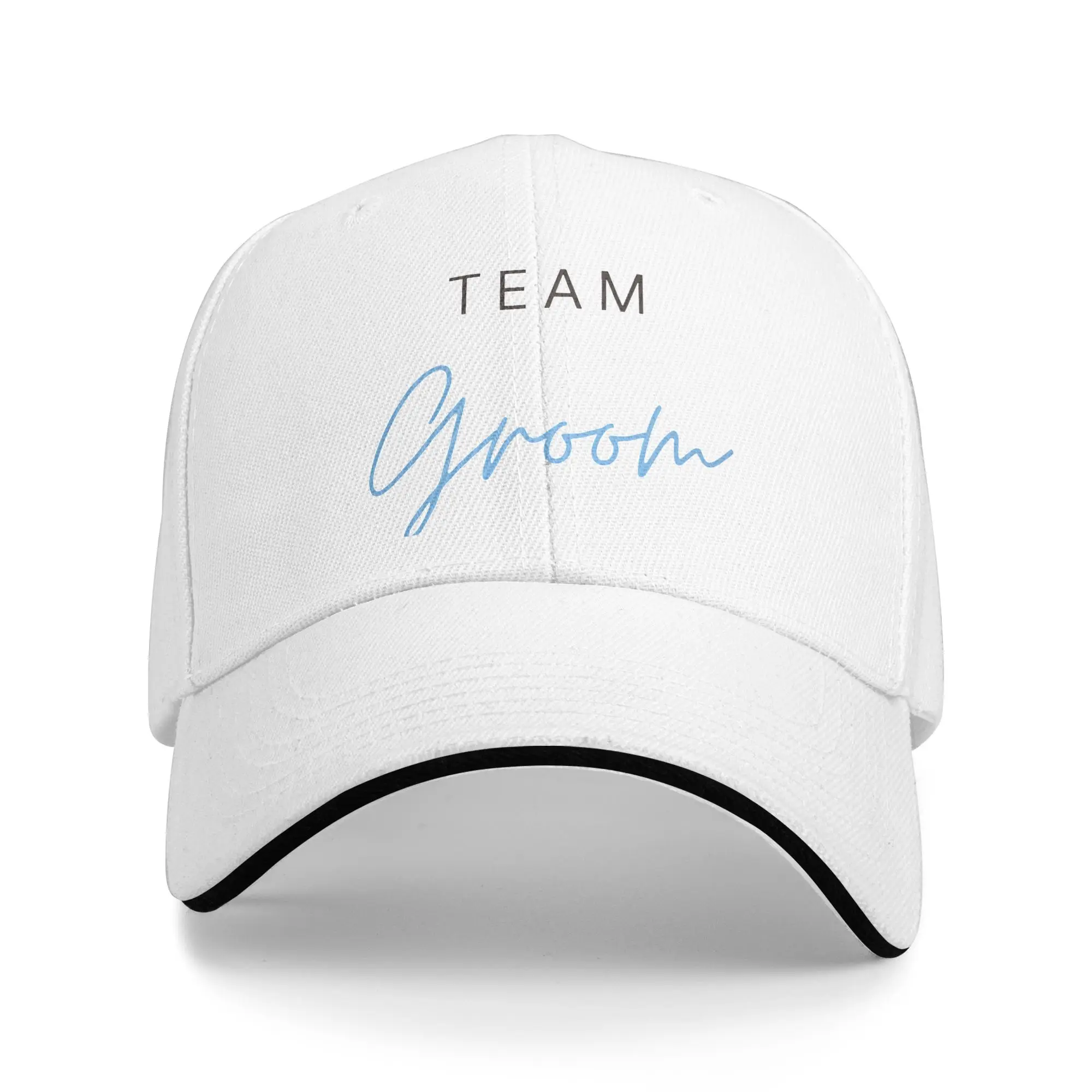 French Evg Team Future Groom Squad Sun Baseball Cap Summer Couple Women  Design Hip Hop Hats Tennis Skate Baseball Caps