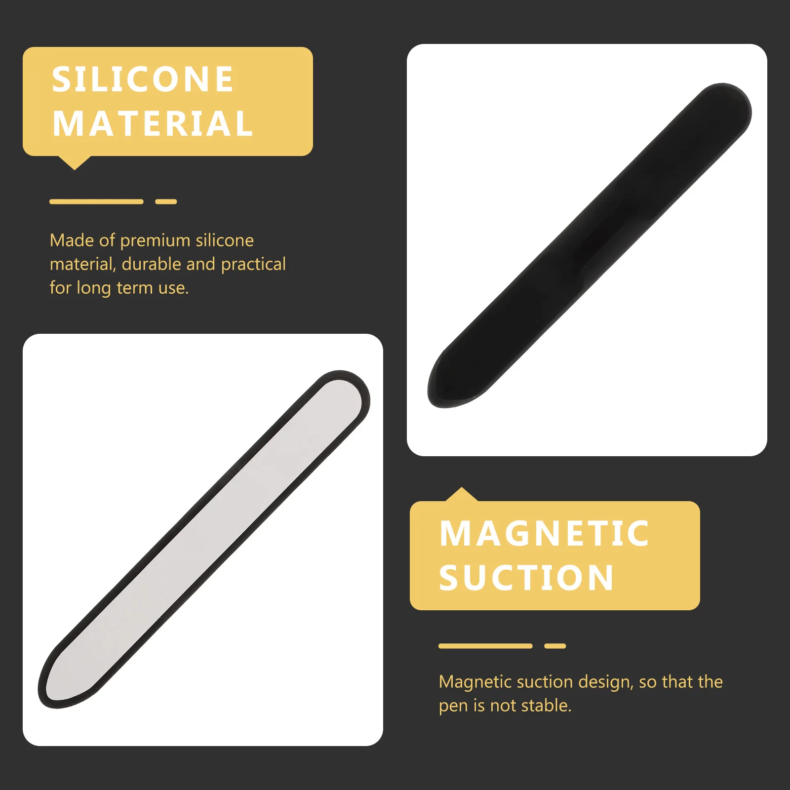 

Capacitive Pen Case Stylus Holder Silicone Pencil Cases Silica Holders