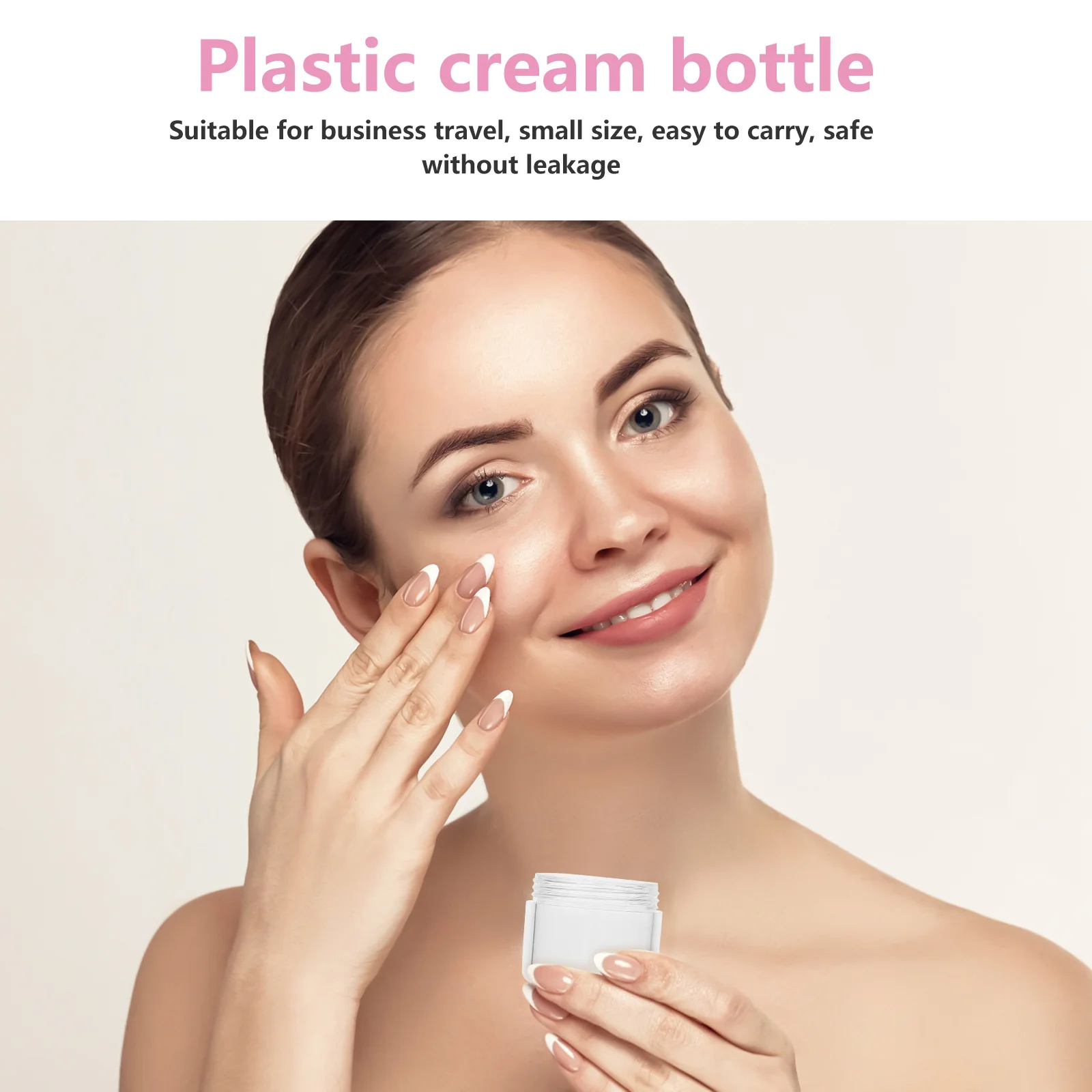 

20 Pcs Facial Mask Packaging Box Cream Container Makeup Sample Containers Skincare Pink Mini
