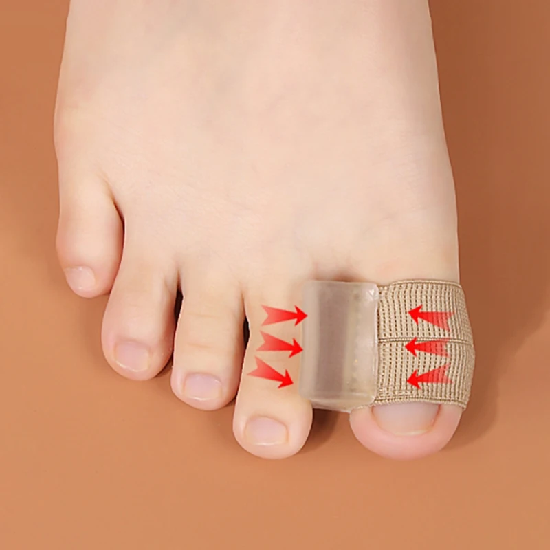 Outil de soin des pieds Hallux Valgus pour orteils, bandage en silicone, séparateur de pouce, grand, 1 pièce