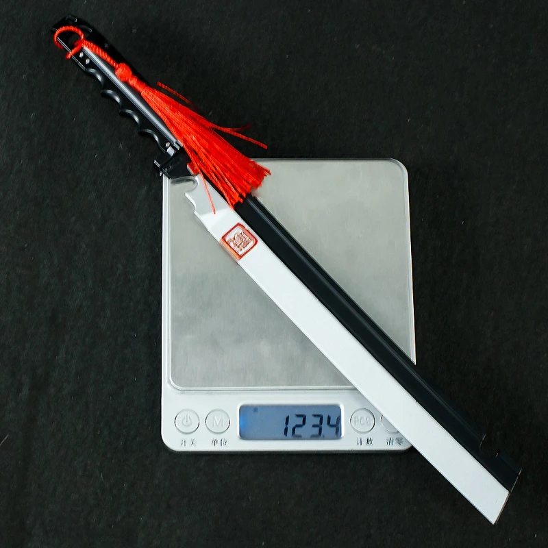 30 cm/11,81 Zoll Arena Breakout Kaisan Messer Spielperipheriegeräte Waffen Modelle Requisiten Metall Nahkampf Schwerter Messer Uncut Crafts Junge Geschenke