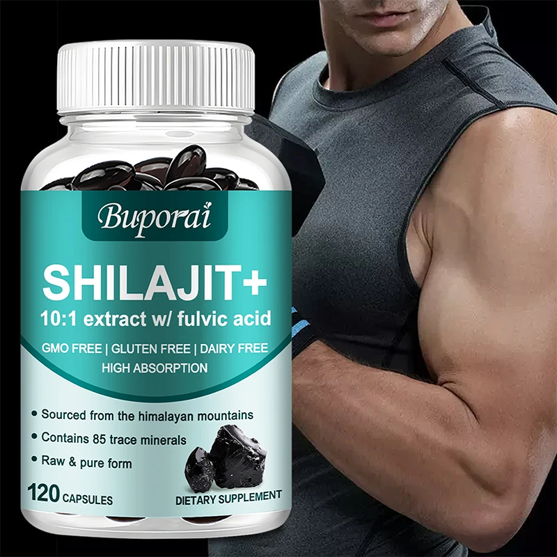 

Капсулы Shilajit поддерживают иммунитет и метаболическое здоровье, фокус и память мозга, силу мышц и рост для мужчин и женщин