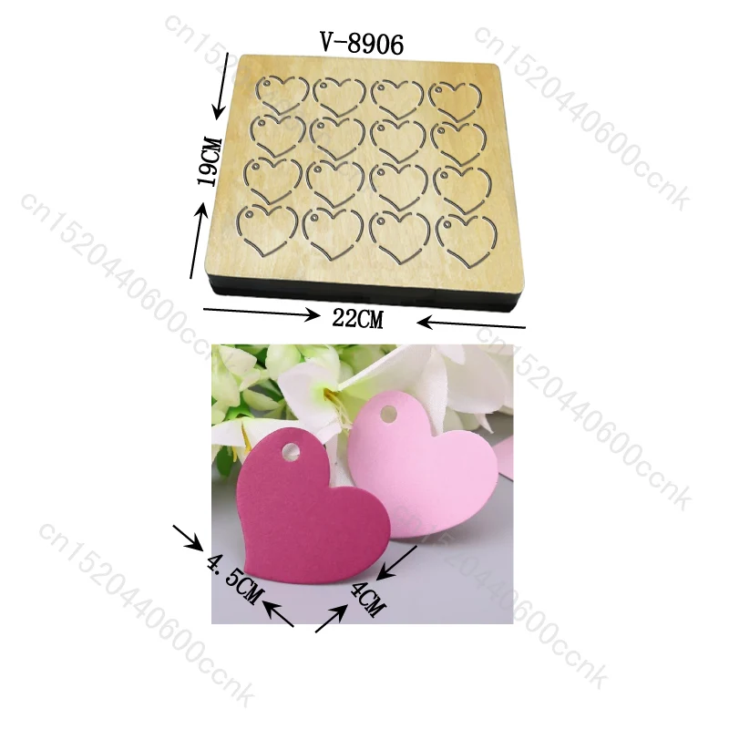 

Wooden Cutting Dies for Scrapbooking, New Card, Multiple Sizes, V-8906