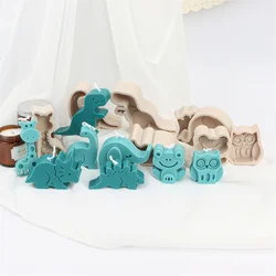 Mold Of Various Cute Animal Dinosaur Giraffe Frog Elephant Owl Silicone Molds DIY Soft Clay Aromatherapy Gypsum Candle Molds