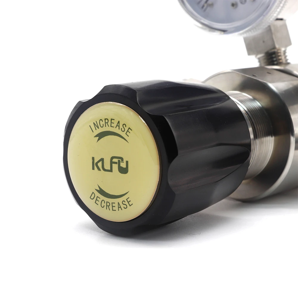 

2026 Steel 316L Silver Regulator Single Stage Lab Pressure Regulator for Corrosive Laboratory Use