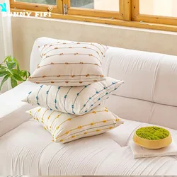 Cotton Linen Cushion Cover for 1pc Sofa Decoration Farmhouse Boho Throw Pillow Cover