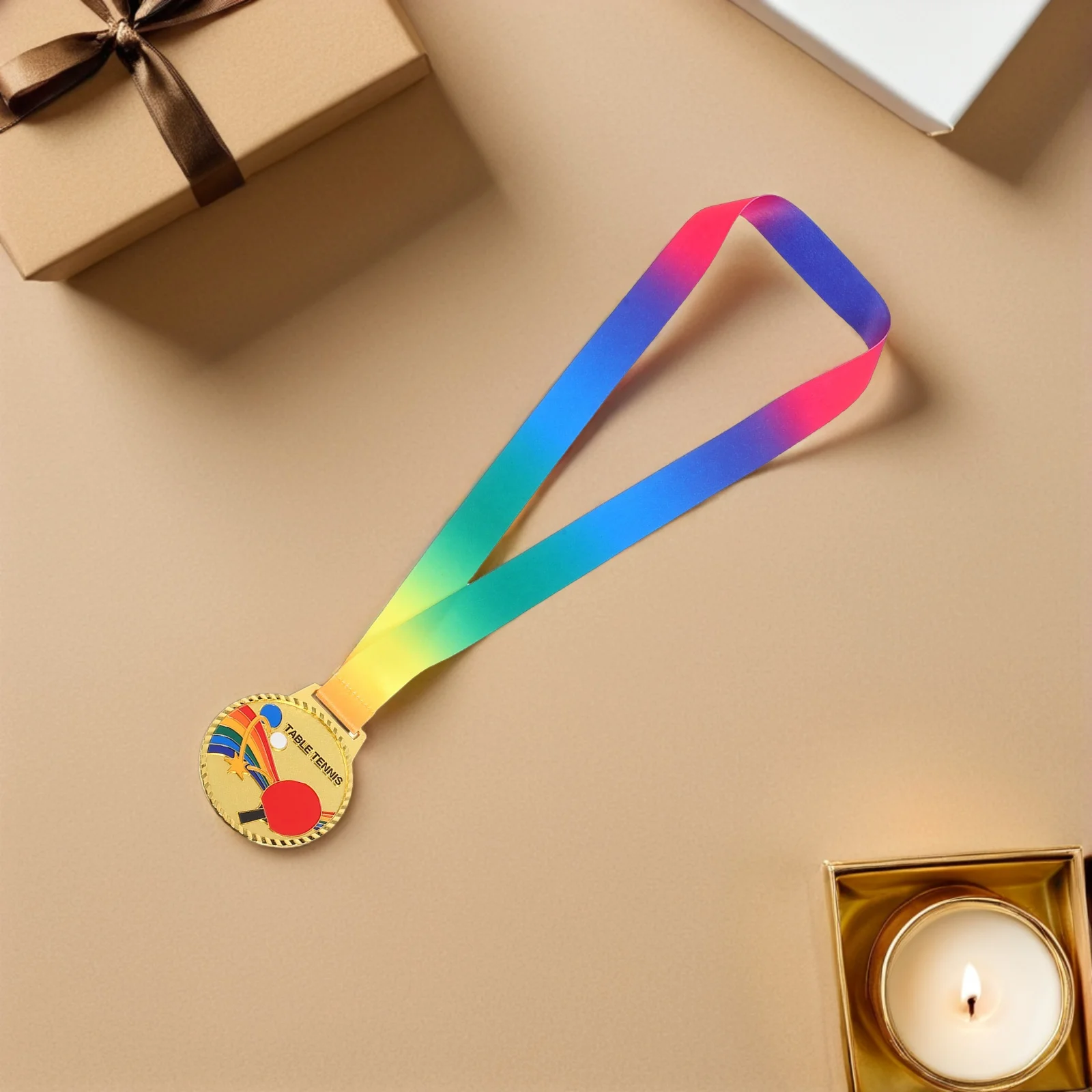 

Metal Pingpong Award Medal Gold Table Tennis Competition Prize for Students Medal Award Game Medals