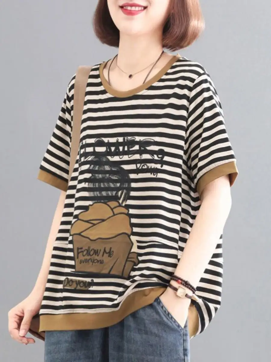 blusa-feminina-plus-size-de-verao-solta-com-listras-disfarca-a-silhueta-efeito-emagrecedor-bolso-quadrado-estilo-executivo-acessorio-de-moda