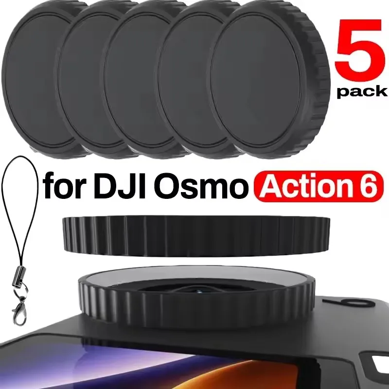 For DJI Osmo Action 5 Pro 4 3  6 Screen Protector Tempered Glass Film Lens Cover Cap Bag Case for DJI Action 4 5Pro Accessories