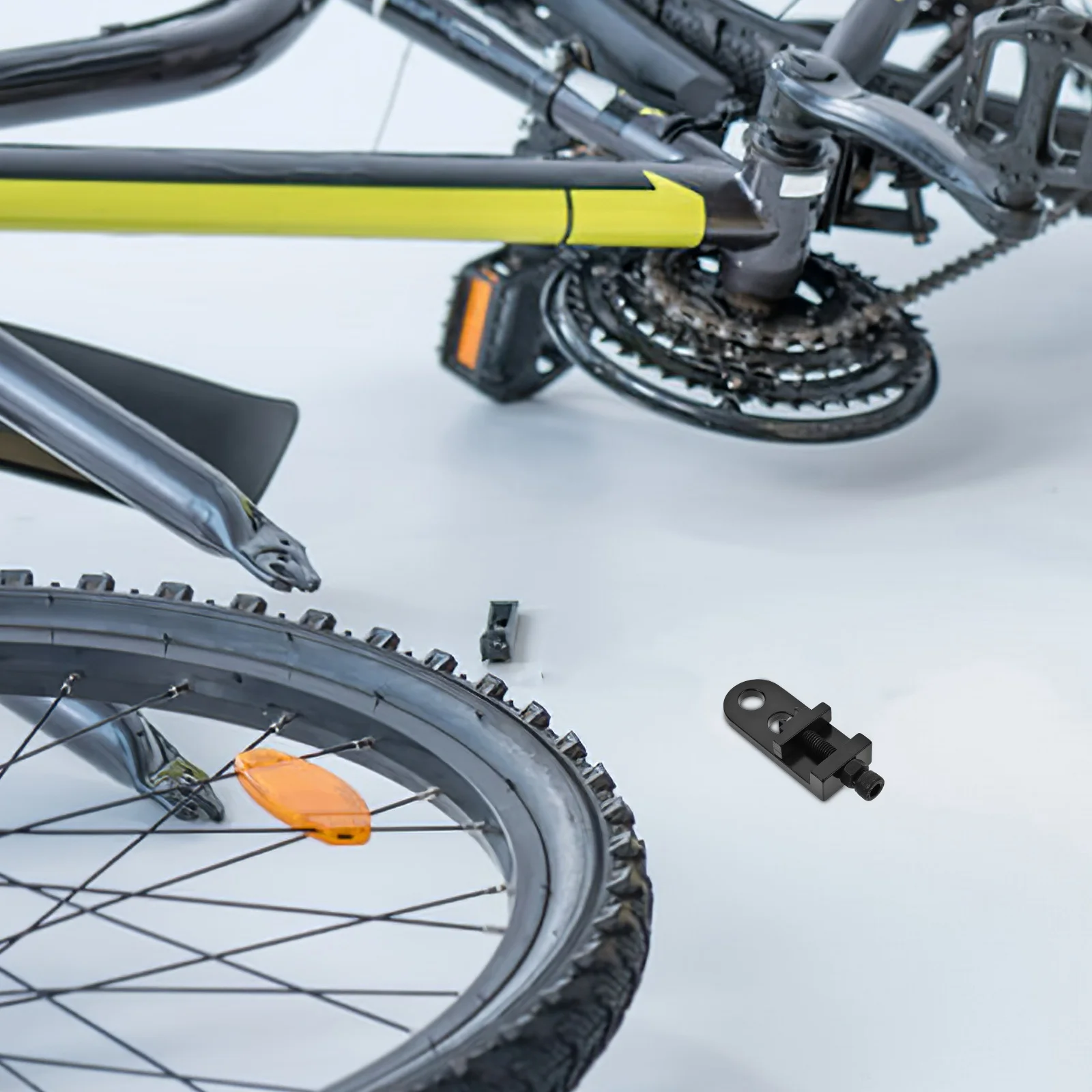 

Chain Tensioner Adjuster for Bike Rear Entry Dropouts Floating Pulley Spring Adjustment Lightweight Compact Design for Track and