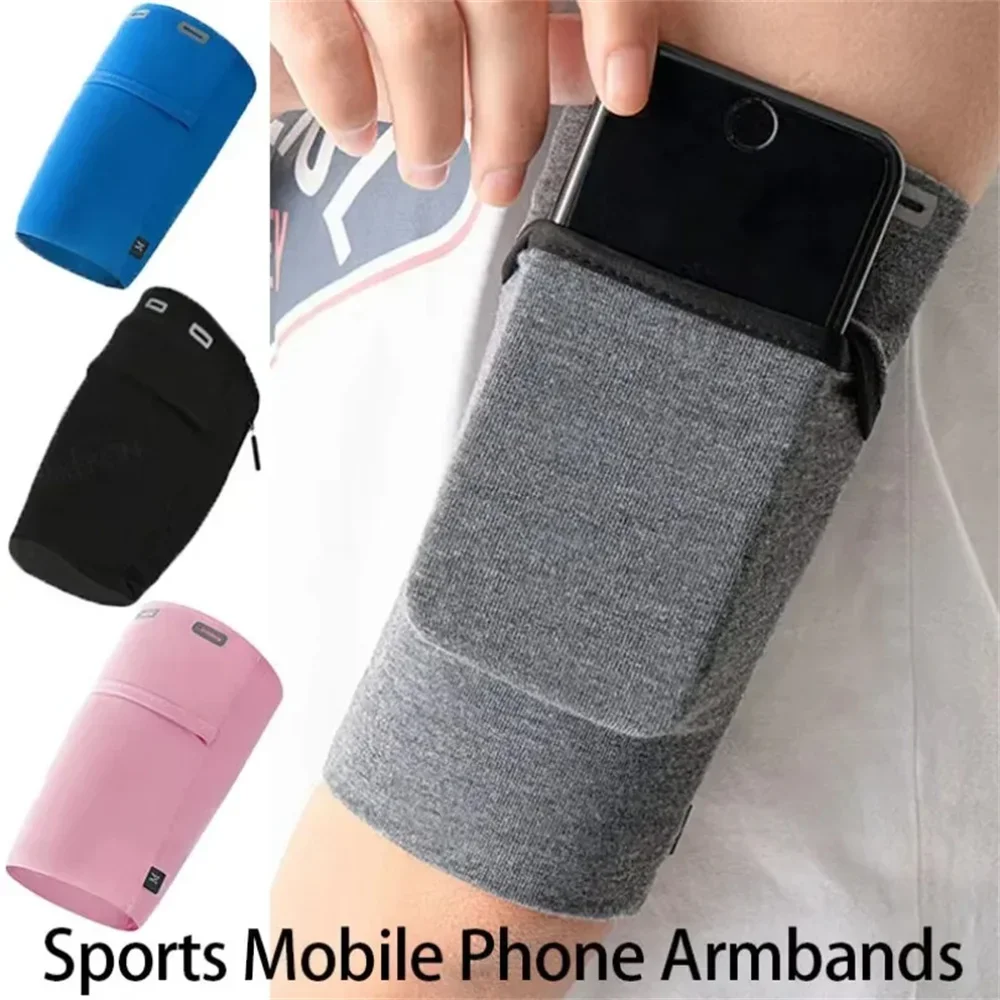 Laufen Telefon Armbinden Tragbare Handy Arm Tasche Sport Telefon Armband Tasche Jogging Fall Abdeckung Halter für IPhone 15/16 Samsung