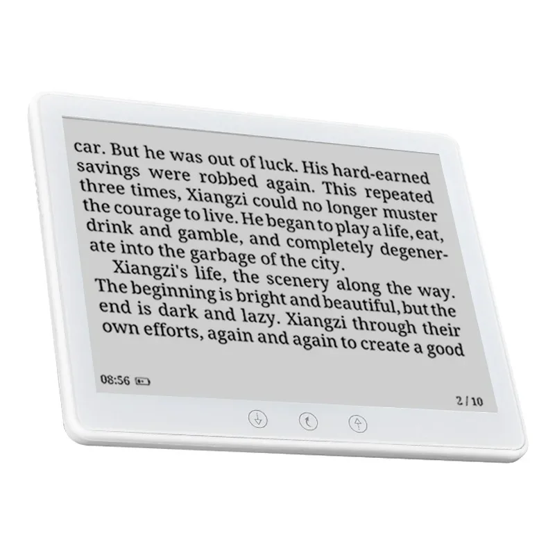 

White 6-inch quad-core processor Lightweight e-reader 1GB memory 32GB read-only memory WiFi e-book supports download