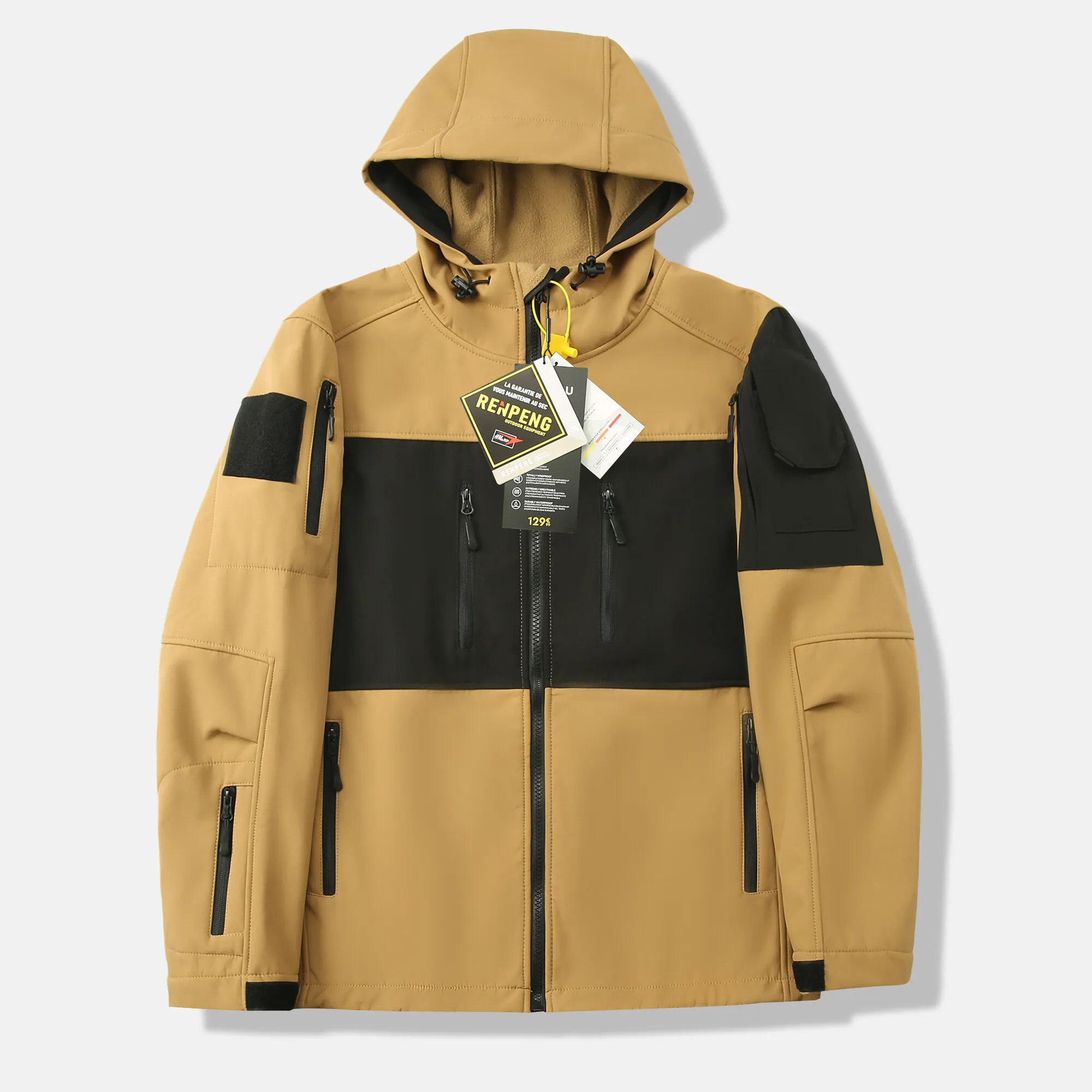 

ARC Outdoor Soft Shell Down Jacket, Mountaineering, Sports, Travel, Fishing, Casual, Windproof, Waterproof, Camping Men's Jacket