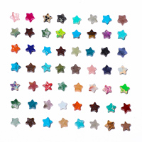 6mm 30pcs Star Shape Stone Beads Amethyst Crystal Pink Quartz DIY Charm Jewelr Spacer Bead for Jewelry Making Fashion Bracelet
