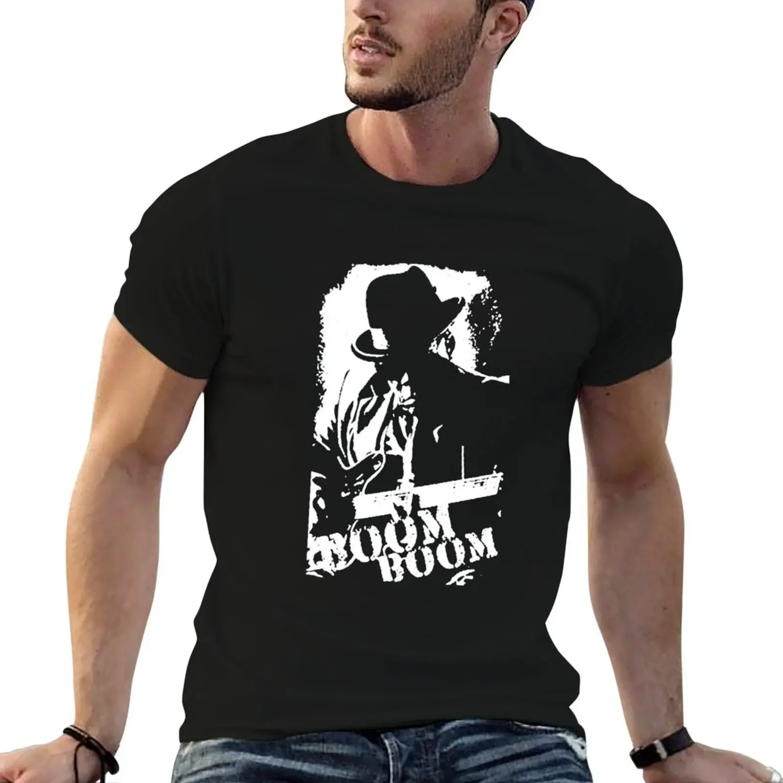 

John Lee Hooker T-Shirt plus size tops cotton graphic tees mens designer t shirt