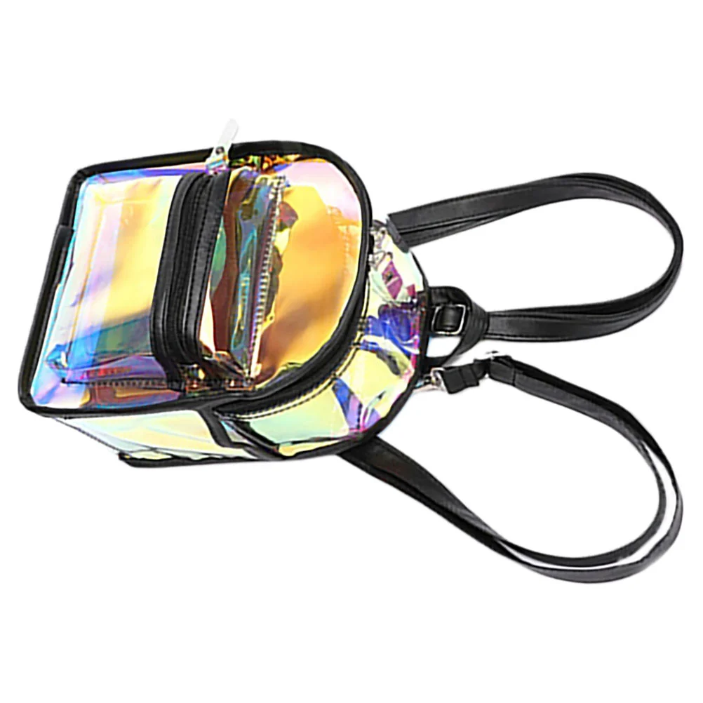 Jelly Backpack Luminous Purse Purses Clear Plastic Iridescent for Girls Messenger Bag Metallic Pvc Ladies