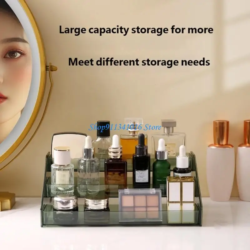 Clear Plastic Rack Home Storage Solution Practical Desk Stationery