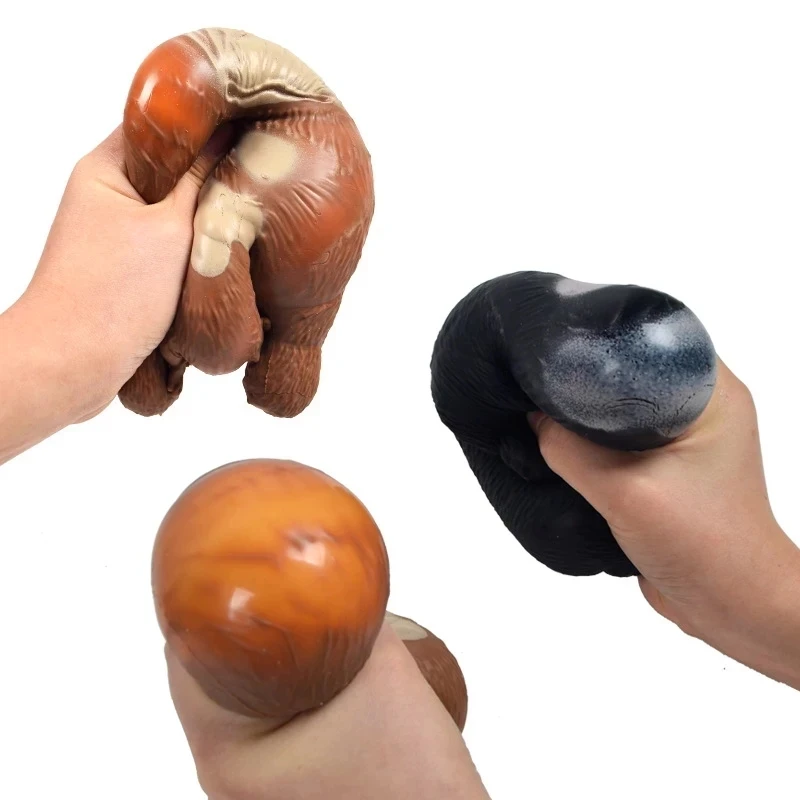 New Decompression Orangutan Vent Tpr Soft Glue Slow Rebound Doll Toy Cute Funny Gorilla Stress Relief Games Trick Gifts