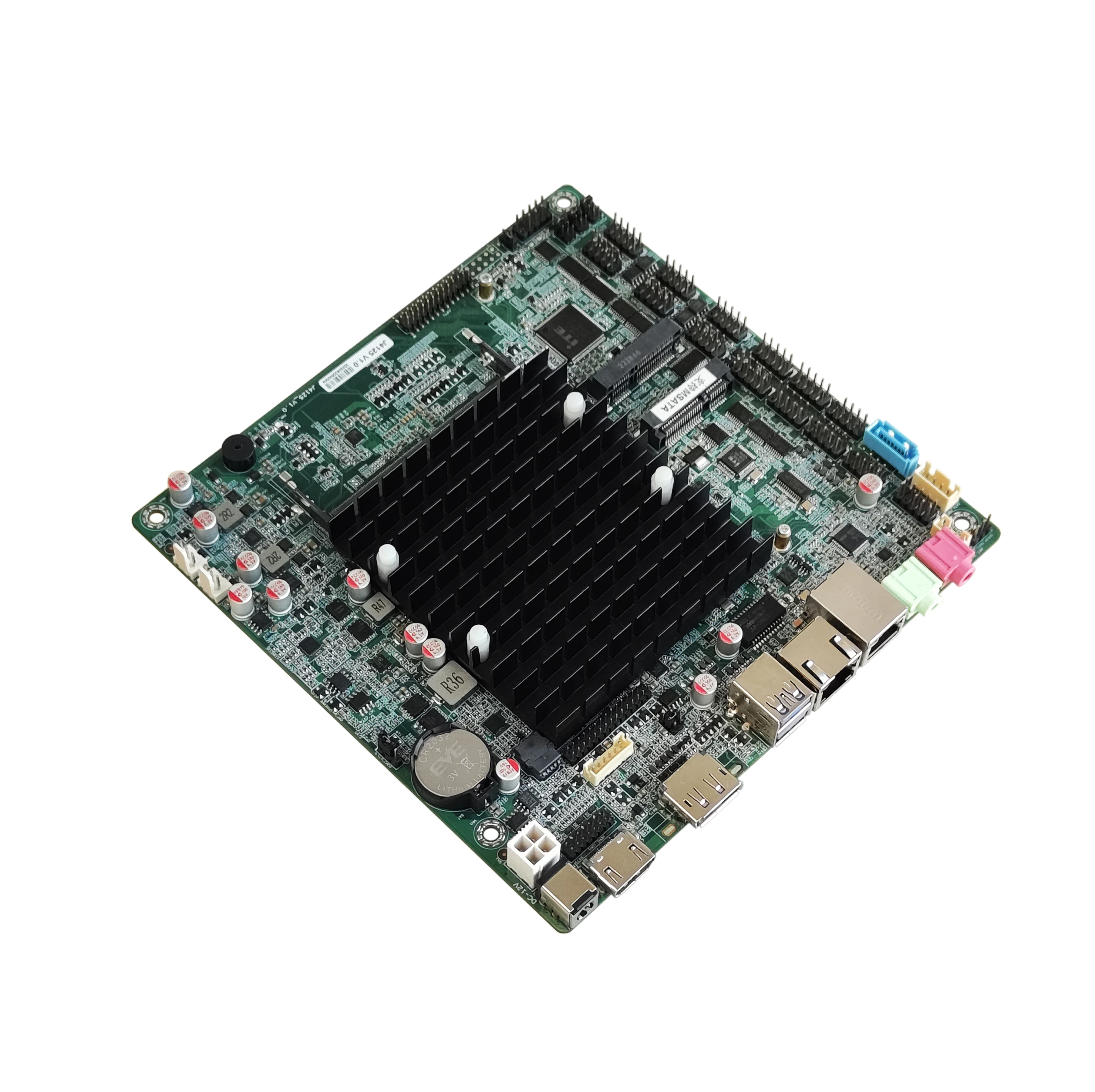 ELSKY in-tel cerelon j4125 J6412 N100 cpu fanless Mini-ITX Motherboard VGA/DP 10COM low power consumption 1/2lan motherboard