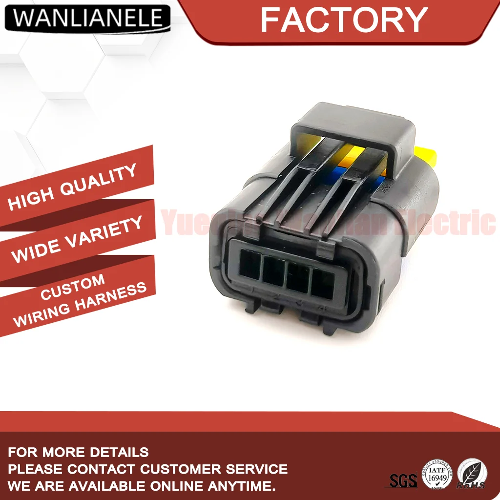 50 Sets 211PC042S4021 4 Pin Waterproof Connector Female Housing SICMA 1.5 IP68 3.33mm Fit Automotive Harness