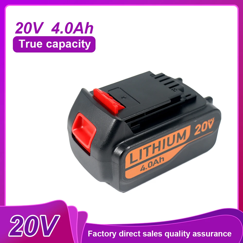 

Big promotion 4.0Ah 18V/20V Replacement Battery For Black & Decker LBX20 LBXR20 LB20 LBXR2020 LBX4020 LB2X4020-OPE LBXR20-OPE