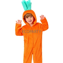 Funny Fruit Role Cosplay Orange carrot orange Jumpsuit Costume Funny Halloween kid Carnival party vegetable halloween costumes