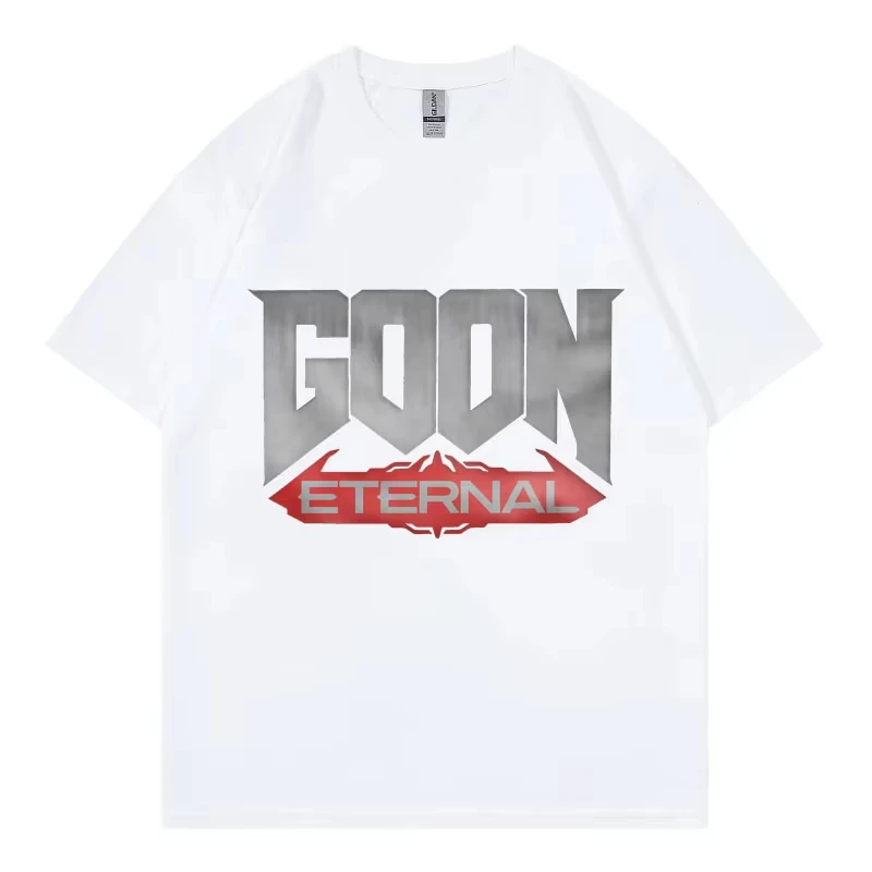Goon Eternal Funny Meme T Shirt Men's Women's Fashion Vintage Short Sleeve T-shirt Summer Casual Loose T-shirts Y2k Streetwear