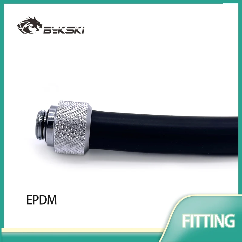 

Мягкая трубка Bykski EPDM, 1 метр, ID9.8мм / OD15.9мм, устойчивая к коррозии, высоким температурам и старению, резиновый шланг для охлаждения ПК и серверов