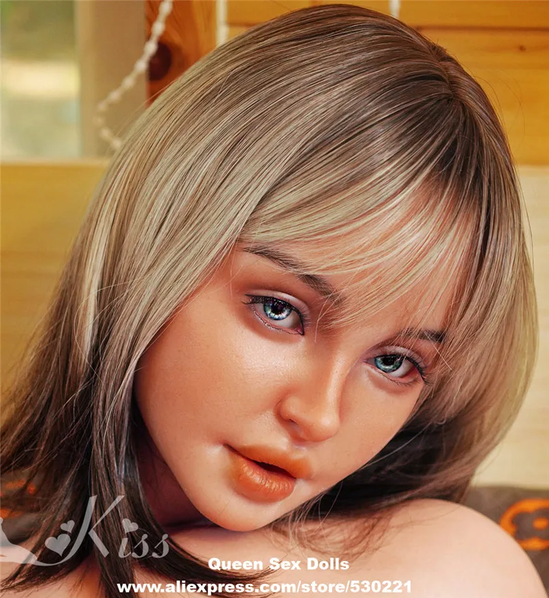 NEW WMDOLL Top Quality Implanted Hair Eyebrow Real Silicone Head For Lifelike Sex Doll Adult Dolls For Man Sexy Toy