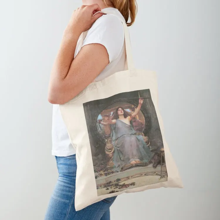 

John William Waterhouse - Circe Offering the Cup to Ulysses Tote Bag Shopping bags great bag Customizable tote bag