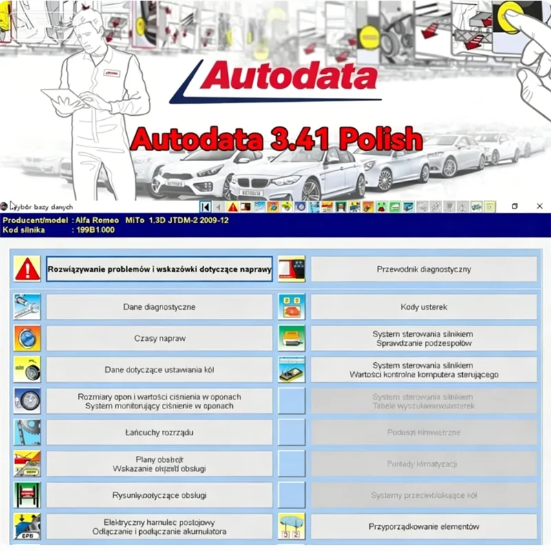 

Autodata 3.41 Polish Auto Car Repair diagnosis Software wiring diagrams data Autodata Update To 2012 year