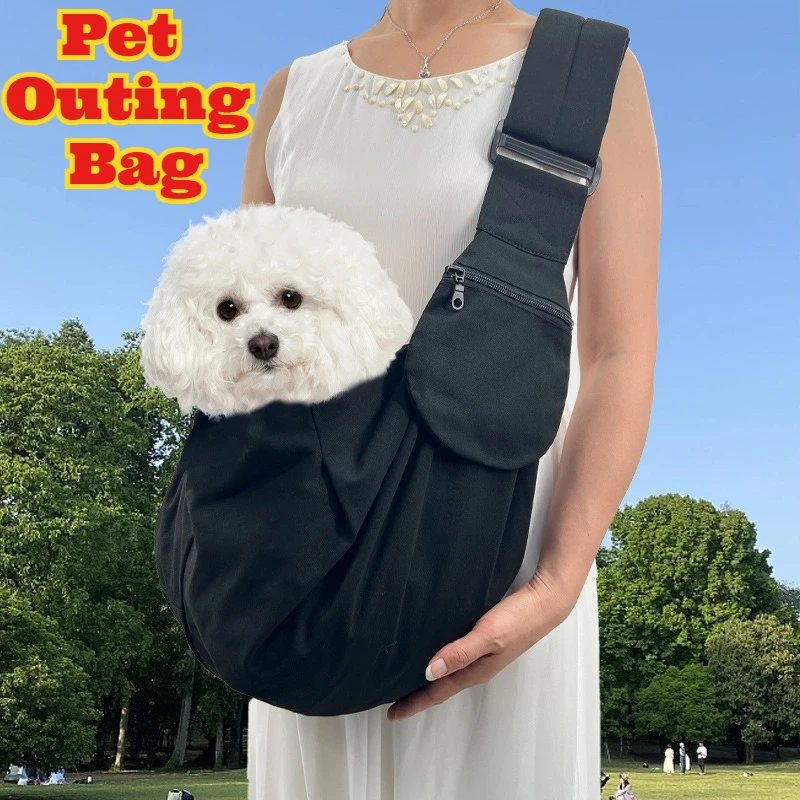 

Portable Dog Backpack Carrier Small Pets Cats Puppies Shoulder Sling Bag Lightweight Breathable Outdoor Travel Hiking Hands Free