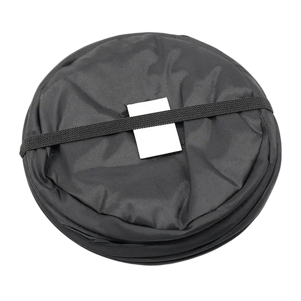 Portable Vehicle Garbage Bag Foldable Car Trash with Hanging Strap Collapsible Oxford Cloth Garbage Bag Portable Pop-up for Auto