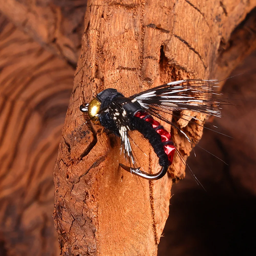 5 قطعة حبة رئيس سريع يطير الصيد الذباب سكود يطير دودة سمك السلمون المرقط الصيد إغراء يطير الصيد السحر لسمك السلمون المرقط الصيد اكسسوارات