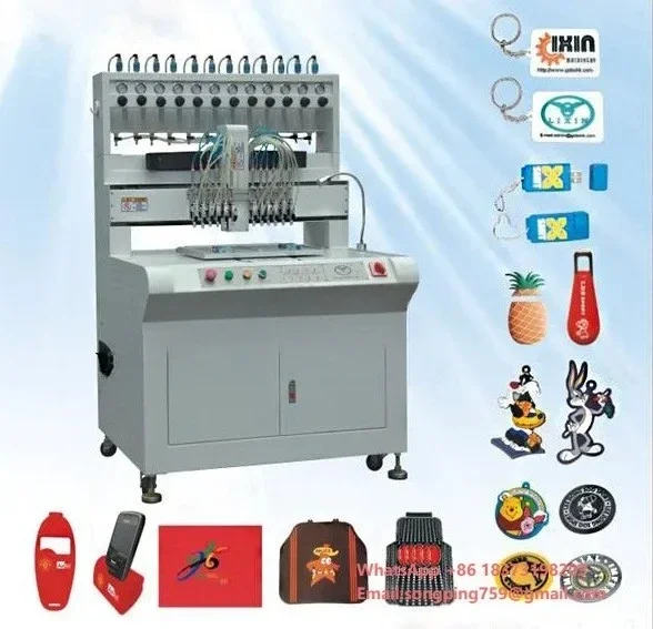 

LX brand Supply Soft PVC Label Making Machine/Rubber PVC Patches Automatic Machine